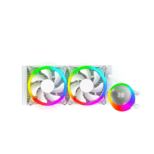 Ant Esports ICE Chroma 240 ARGB 240mm ARGB Liquid Cooler I AIO – White