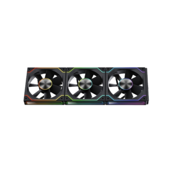 Ant Esports Shiftflow 120mm 3 in 1 ARGB Case Fan Kit – Black