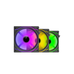 Ant Esports Crystaflow ARGB 3-Fan Kit Black