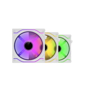 Ant Esports Crystaflow ARGB 3-Fan Kit White