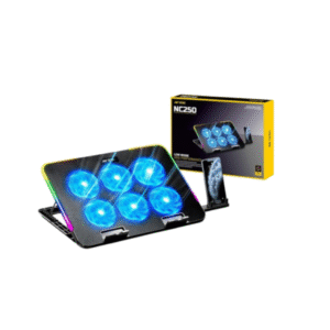 Ant Esports NC250 RGB Laptop Cooling Pad, Laptop Cooler with Mobile Holder
