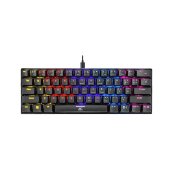 Ant Esports MK1200 Mini Wired Mechanical Gaming Keyboard with Red Swtiches
