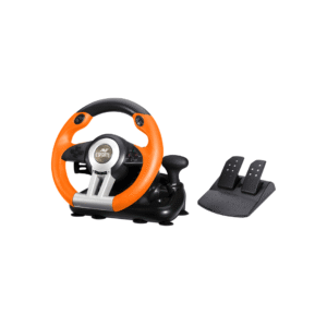 Ant Esports GW V3 PC Steering Wheel 270° Degree Vibration Gaming Steering Wheel with Shifter and Pedal for PC