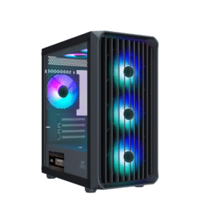 Ant Esports 205 Mini 6F Mid-Tower Computer Case/Gaming Cabinet – Black