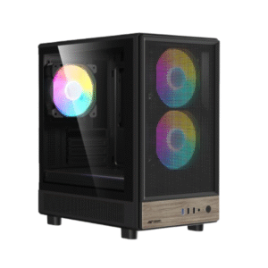 Ant Esports 300 Air Mini Mid-Tower Computer Case/Gaming Cabinet – Black