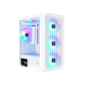 Ant Esports 205 Mini 6F Mid-Tower Computer Case/Gaming Cabinet – White