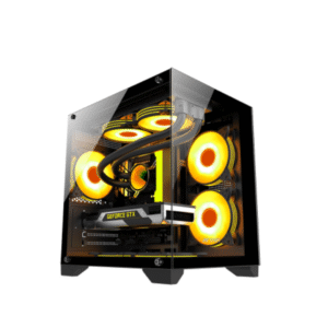 Ant Esports Z2 Mid-Tower Computer Case/Gaming Cabinet – Black