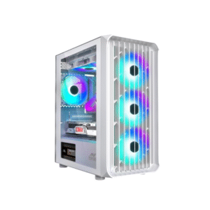 Ant Esports 205 Air ARGB Gaming Cabinet – White