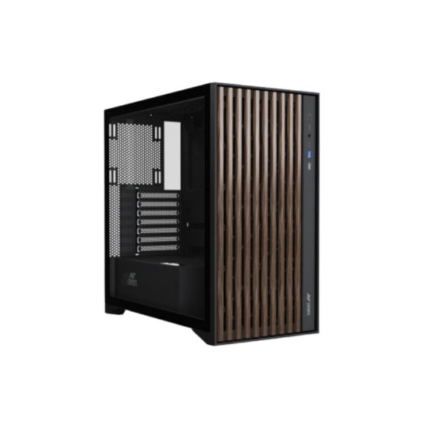 Ant Esports Zen Wood C3 Mid-Tower Computer Case/Gaming Cabinet – Black