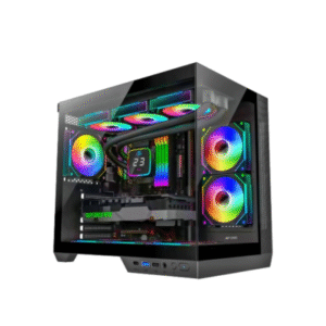 Ant Esports Crystal X4 ARGB Dual-Chamber Gaming Cabinet