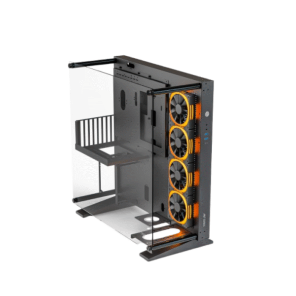 Ant Esports CYPHER K9 Support ATX, Micro-ATX, Mini-ITX Gaming Cabinet with 4x120mm ARGB Ring Fans
