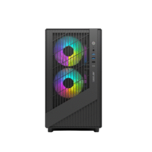 Ant Esports 120 Air Mini M-ATX Computer Case/Gaming Cabinet – Black